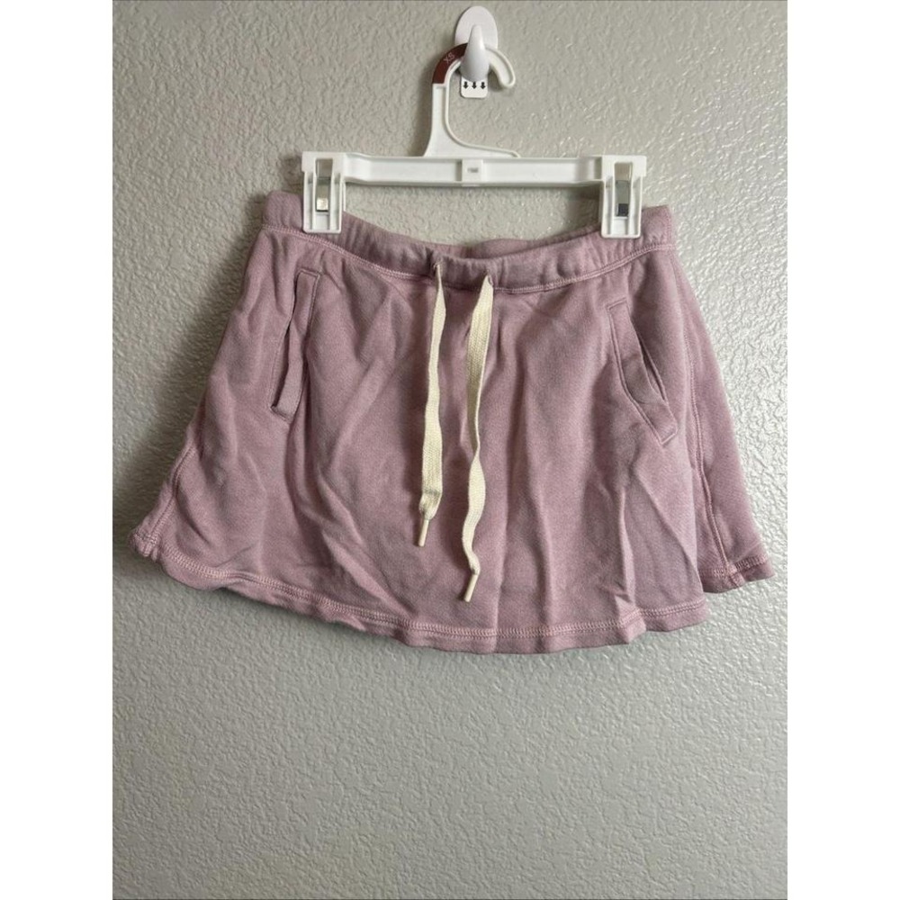 Women's Offline By Aerie Grey Essential Swear Mini Skort Skirt Size XS